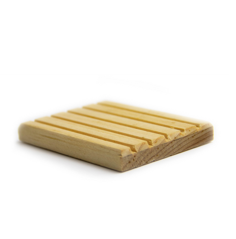 Natural Wood Soap Dish by Glowrious Bath and Body