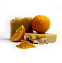 Handcrafted Soap Bar Turmeric  and Orange Oil