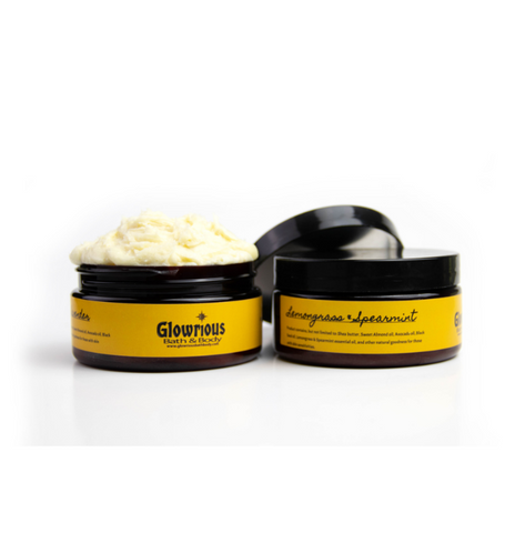 Glowrious Whipped Shea Butter Lemongrass and Spearmint